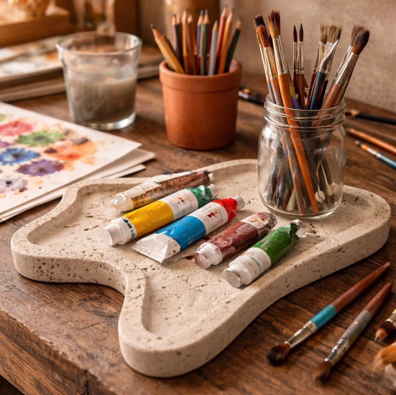 10” Abstract Plate